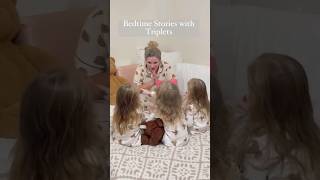 Bedtime Story with Triplets ♥️ twinpregnancy newbornbaby twinpregnancyjourney babycostume [upl. by Humfrid]