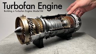 Building a 120 Turbofan Engine Model Kit  Build Your Own Turbofan Engine that Works [upl. by Ingvar803]