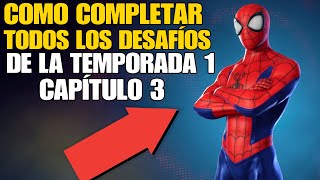 COMO COMPLETAR TODOS LOS DESAFÍOS  MISIONES SEMANA 1 en FORTNITE TEMPORADA 1 CAPÍTULO 3 [upl. by Pricilla]