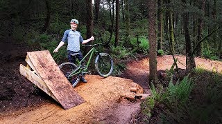 Using a Wooden Ramp to Build Test and Tune a Dirt Jump [upl. by Eatnoed]