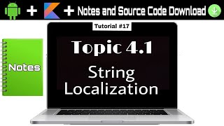 41 String Localization in android kotlin 17 [upl. by Haerdna232]