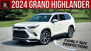 The 2024 Toyota Grand Highlander Platinum Hybrid Max Is A Near Perfect Family SUV [upl. by Adnalor]