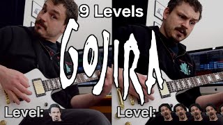 9 Levels of Gojira Riffs  Easy to Hard [upl. by O'Rourke155]