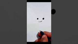 Easy drawing funny drawing art trending youtubeshorts shorts [upl. by Anaeco73]