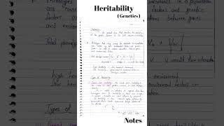 Heritability  Heritability in plant breeding  Heritability Genetics csirnet genetics shorts [upl. by Light]