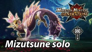 MHGen Highrank Mizutsune solo Guild Hammer  343 [upl. by Wandy]