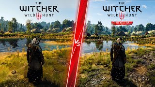 The Witcher 3 Next Gen vs Original  Direct Comparison Attention to Detail amp Graphics 4K [upl. by Ssalguod219]