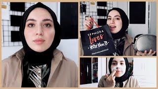 Sephora Alışverişim ve Aldıklarımla Günlük Makyajım [upl. by Faires510]