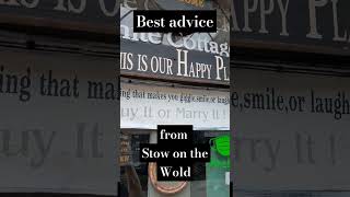 Perfect advice from Stow on the Wold in the heart of charming Cotswolds england [upl. by Aihcila]