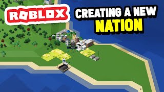 Creating My Own NATION in Roblox Strategema [upl. by Bartosch568]