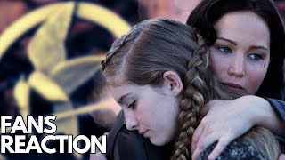 Fans React to Prims Death The Hunger Games Mockingjay Part 2 [upl. by Aretta]