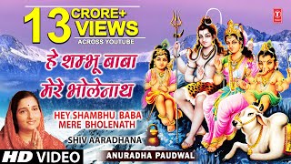 हे शम्भू बाबा Hey Shambhu Baba Mere Bhole Naath I Shiv Bhajan I Shiv Mahima I Anuradha Paudwal [upl. by Yarehs]