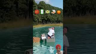 Basketball hold mrbeast wait🤑 challenge funny poolgames comedybasketballsoccerball MrBeast [upl. by Donica749]