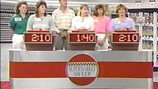 Supermarket Sweep  Cheryl amp Saundra vs Toni amp Michael vs Ann amp Sherri 1992 [upl. by Analat516]