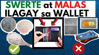 👝 SWERTE at MALAS ilagay sa WALLET  Pampaswerte ng PITAKA para maraming PERA  Wallet LUCK [upl. by Tabbitha]