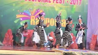 NAGA DANCE PERFORMED BY HARISREE VIDHYANIDHI TEAM GOT FIRST IN ICSC STATE CULTURALS 2017 [upl. by Udenihc]