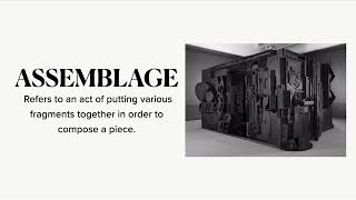 Louise Nevelson Assemblage Sculpture [upl. by Damon471]