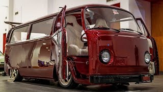 1974 Volkswagen Transporter Kombi Type 2 T2 Bay Window Camper Van Lowrider Build Project [upl. by Ykcim]