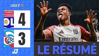 Lyon  Strasbourg  43  Le Résumé  Ligue 1 202425 [upl. by Naik]