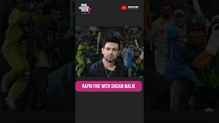 Rapid Fire with Shoaib Malik [upl. by Diba888]