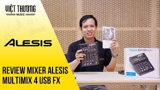 Review Mixer Alesis Multimix 4 USB FX [upl. by Fisa]