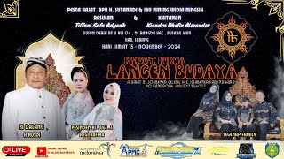 🔴LIVE LANGEN BUDAYA  PESTA HAJAT BPK H SUTANADI amp IBU NINING RANGDU  PUSAKAJAYA  SUBANG 2024 [upl. by Ahsitel]