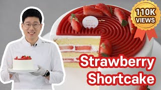 Korean style Strawberry Shortcake  Best recipe with detailed instructions [upl. by Iv662]