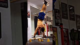 Hard works pays off motivation acrobatics sports handstandpress bodyweight handstandhold [upl. by Sanger]