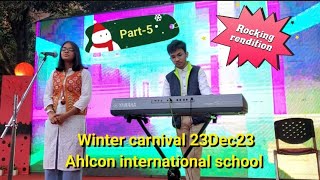 Winter carnival performance part 5  Every night in my titenic cover AIS student agrahari1973 [upl. by Rame]