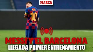 Llegada de la plantilla del Barcelona a la ciudad deportiva en DIRECTO [upl. by Holle704]