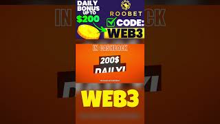 ROOBET PROMO CODE  WEB3  BONUS ON ROOBET [upl. by Willy]