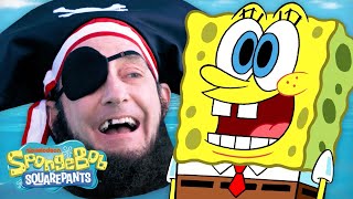 Every Patchy the Pirate Scene EVER 🏴‍☠️  45 Minute Compilation  SpongeBob [upl. by Neelia461]