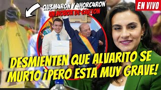 DESMIENTEN QUE ALVARITO HA F4LL3CID0  NOBOA DE CARTON QU3M4D0  ABAD LUCHA POR SER PRESIDENTA [upl. by Hartwell889]