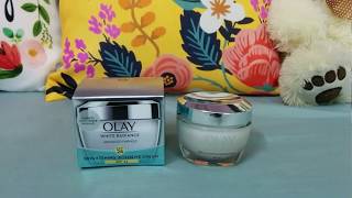 Olay White Radiance Advance Fairness Cream Review [upl. by Nylynnej]