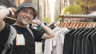 Abri una TIENDA DE ROPA callejera en Nueva York [upl. by Nosnej400]