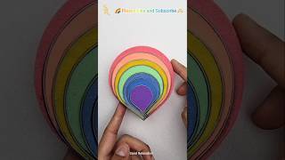 🌈 Rainbow Kinetic Sand Cutting ASMR SHAPES Satisfying Video shortsfeed shortsviral [upl. by Acinot]