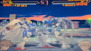 Gundam Battle Assault 2  Hero Wing Vs Sandrock PS1 ps1classic battleassault2 [upl. by Gayel]