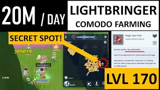 20MDAY COMODO SPOT LIGHTBRINGER FARMING [upl. by Natsreik]