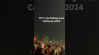 VIP vs GA at Rolling Loud California 2024 rollingloud rollingloudcali rollingloudcalifornia [upl. by Ecirtnas]