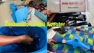 Finally Bajaj Scooter Assembly Start 😍 How To Install Wiring Harness Bajaj Chetak amp Super  Part38 [upl. by Llertniuq]