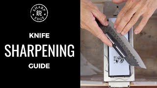 How To Sharpen a Kitchen Knife  Beginners Guide to Knife Sharpening [upl. by Zeidman923]