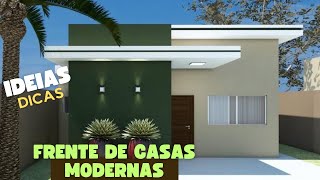 40 IDEIAS PARA FACHADAS DE CASAS SIMPLES E MODERNAS [upl. by Barrie]