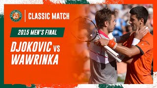 Wawrinka vs Djokovic 2015 Mens final  RolandGarros Classic Match [upl. by Thapa]