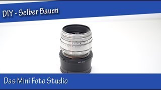 DIY  Das Mini Foto Studio  Selber bauen  Schnell einsatzbereit  Mini Filmstudio [upl. by Crysta88]