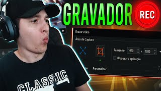 Gravador de TELA para PC SUPER LEVE 2021 [upl. by Gareri]