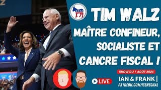 TIM WALZ  Maître confineur socialiste et cancre fiscal  🇺🇸 [upl. by Donoghue]