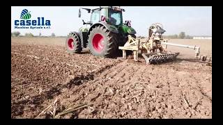 Interramento Liquame e digestato con Ripper Casella  Slurry and manure underground distribution [upl. by Fabrin]