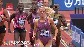 Keely Hodgkinson makes a STATEMENT in the women’s 800m at Prefontaine Classic  NBC Sports [upl. by Lyndell]