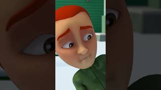 GIANT Snowball  ARPO The Robot SHORTS  Funny Kids Cartoons shorts arpo kidsvideos [upl. by Bennett713]