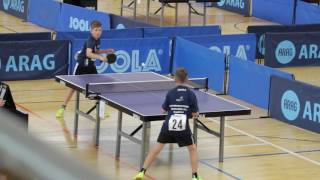 Tischtennis Bundesfinale der mini Meisterschaften 2016 Rosenheim Vorrunde [upl. by Adnuhsor616]